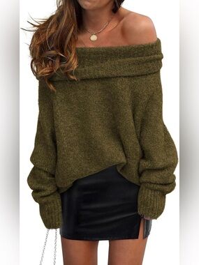 🆕 Women's Off The Shoulder Sweater